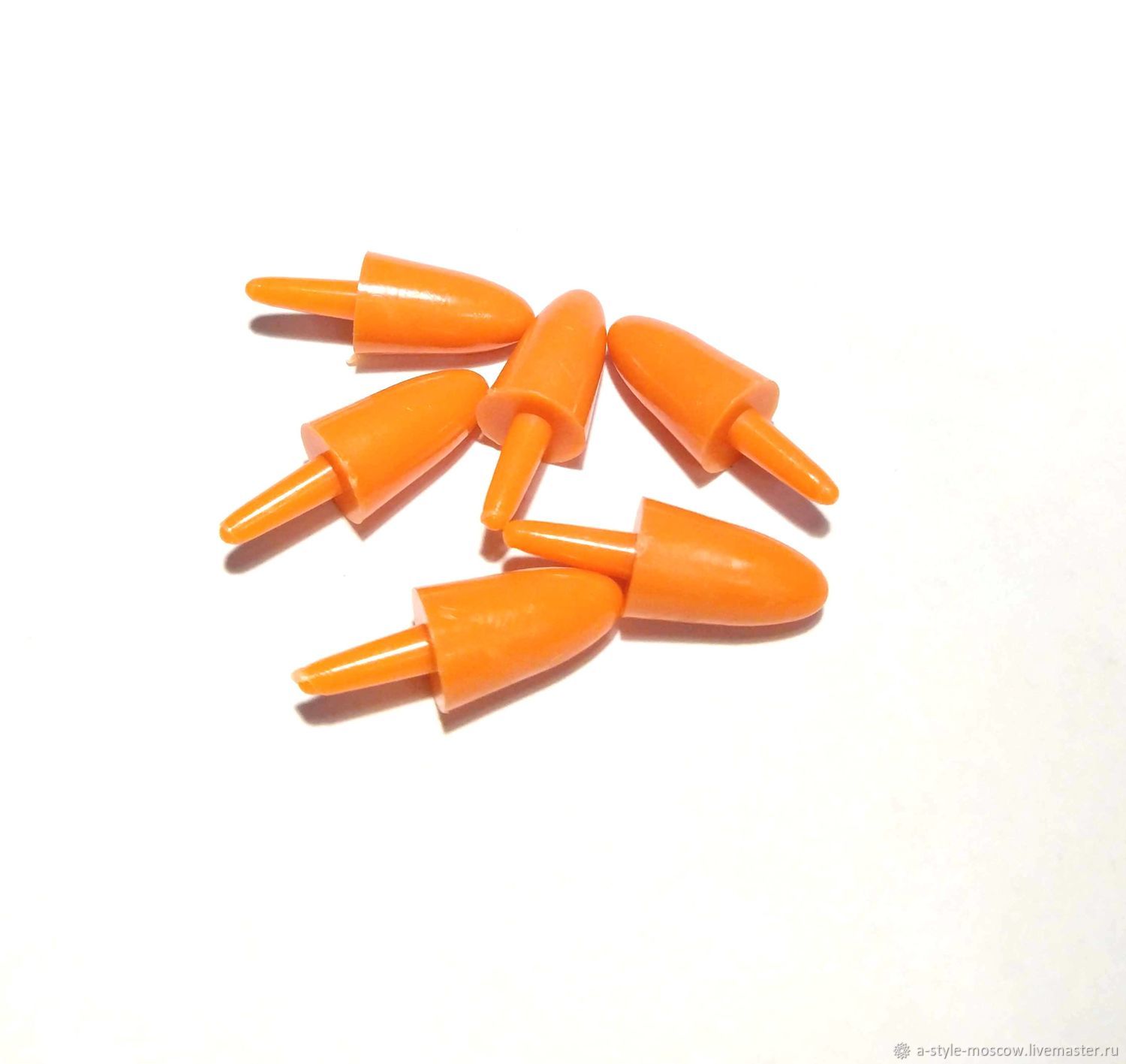 Нос-морковка для снеговика, птичий клюв, 13 мм, 14 шт. отзывы
