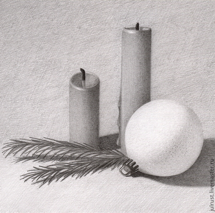 Рисунок чёрно белый карандашом 7 класс