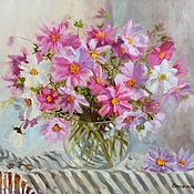 Картины и панно handmade. Livemaster - original item Oil painting Delicate flowers. Handmade.