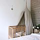 Canopy bed linen for the cot is a Stylish eco tent, Canopy for crib, Moscow,  Фото №1