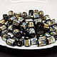 Order Beads Black Lip Mosaic Cylinder 13h9mm. - Olga - Mari Ell Design. Livemaster. . Beads1 Фото №3