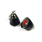 UFO.01 Earrings / UFO Earrings / Wooden Earrings