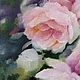 Розы, этюд маслом. Картины. Картины для интерьера❤️ (EvaEntin). Ярмарка Мастеров.  Фото №10