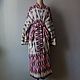 Order Uzbek cotton robe made of ikat. Boho coat, caftan. CH018. businka34. Livemaster. . Robes Фото №3