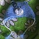 Knitted hat 'Teddy Bear' for baby. Mutch. Kрамелена - Подарки любимым. Online shopping on My Livemaster.  Фото №2