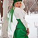 Корсет под грудь зеленый. Корсеты. Ксения Jesofa (jesofa-corset). Интернет-магазин Ярмарка Мастеров.  Фото №2