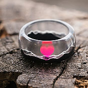 Украшения handmade. Livemaster - original item Ring made of wood and resin 