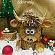 «Бычок» конфетница. Конфетницы. Fashion Wicker. Интернет-магазин Ярмарка Мастеров.  Фото №2