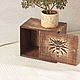 Wooden box with individual design. Gift wrap. Trees may - creative workshop. My Livemaster. Фото №4