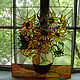 Stained Glass 'Sunflowers'. Stained glass. Sun_thing / Glass jewelry and decor. Online shopping on My Livemaster.  Фото №2
