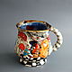 Taza con decoración ' puerta al cuento de hadas.', Mugs and cups, Moscow,  Фото №1