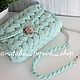 Заказать Сумка Зефирка, сумка ручной работы из трикотажной пряжи. Bags by Natali. Ярмарка Мастеров. . Классическая сумка Фото №3
