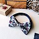 Бабочка галстук из натурального шёлка пейсли. Бабочки. Bowtie-dandy. Интернет-магазин Ярмарка Мастеров.  Фото №2