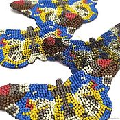 Материалы для творчества handmade. Livemaster - original item Accessories: Applications sewn butterflies. Handmade.