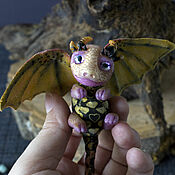 interior doll: Textile Fantasy Dragon