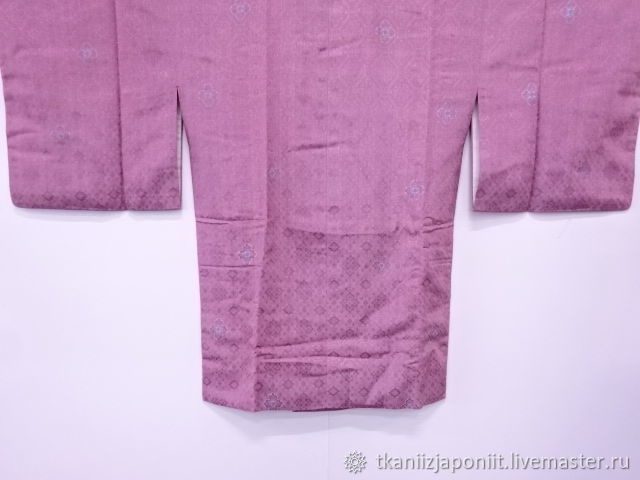 Michiyuki Japanese silk real ' Purple', Vintage clothing, Chelyabinsk,  Фото №1