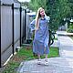 Linen shirt dress 'Denim'. Dresses. Olga Lado. My Livemaster. Фото №4