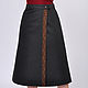 Order Wrap skirt Of a-silhouette, decorated with braid. Skirt Priority (yubkizakaz). Livemaster. . Skirts Фото №3