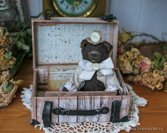 Handmade Artist Collectible Teddy Bear OOAK Vintage, Teddy Bears, Kaliningrad,  Фото №1