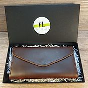 Cardholders button leather
