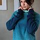 Свитер из мериносовой шерсти. Свитеры. knit_keit. Интернет-магазин Ярмарка Мастеров.  Фото №2