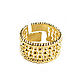 Gold ring with small balls, textured ring gift. Rings. Irina Moro. Online shopping on My Livemaster.  Фото №2
