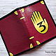Leather cover passport 'Gravity falls', Gravity Falls. Passport cover. HappyFingers Movie store (happyfingers). Online shopping on My Livemaster.  Фото №2
