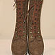Женские валяные ботинки Brown boots-zip. Ботинки. Марина Молодиченко (marinamol). Ярмарка Мастеров.  Фото №4