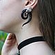 Faux under stretching,luristanica,plug,octopus, spiral,. Cuff Earrings. Plugs,gauges,tonnels and piercing (Katti-Kru). Online shopping on My Livemaster.  Фото №2