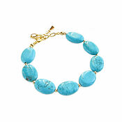 Украшения handmade. Livemaster - original item Turquoise bracelet 