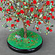 Tree of Australian jade and red coral ' Camellia». Trees. World of creativity. Online shopping on My Livemaster.  Фото №2