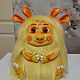 Интерьерные игрушки Лунтик и Луна. Игрушки. Myagkie-igrushki-v-smeshannoj-tehniki. Интернет-магазин Ярмарка Мастеров.  Фото №2