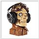 Order Skull Headphone Stand. atelier666. Livemaster. . Subculture Attributes Фото №3