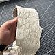 Сrocodile (бок) - Naturale 1.5. Кожа. Магазин натуральной кожи CraftZone. Интернет-магазин Ярмарка Мастеров.  Фото №2