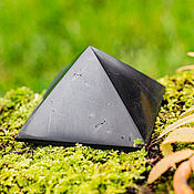 Сувениры и подарки handmade. Livemaster - original item Pyramid of shungite 25 cm polished, stone decor for home. Handmade.