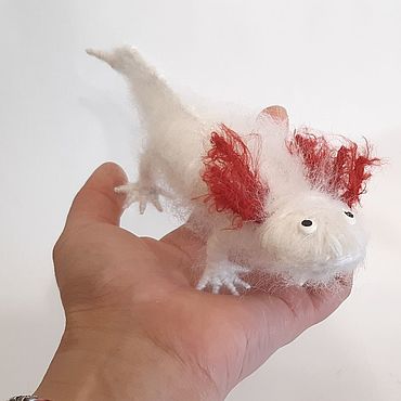 Куклы и игрушки ручной работы. Ярмарка Мастеров - ручная работа Аксолотль. Handmade.