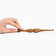 Wooden knitting hook made of wood elm 6 mm. K242. Crochet Hooks. ART OF SIBERIA. My Livemaster. Фото №4