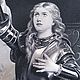 Винтаж: Старинный гобелен картина Jeanne d'Arc шёлк. Картины винтажные. Антиквариат и винтаж из Франции. Ярмарка Мастеров.  Фото №7
