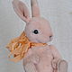 Teddy mini Bunny Peach -11 see, Stuffed Toys, Kaliningrad,  Фото №1