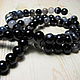 Natural black agate 6 mm. Beads1. Elena (luxury-fittings). My Livemaster. Фото №4