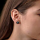 Серьги Протеи. Серьги-пусеты. Ювелирная мастерская Ноун (NOUN) (nounjewelry). Ярмарка Мастеров.  Фото №4