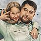 Портрет акварельный. 30х40. Портрет на заказ по фото. Картины. Roza-sarkisyan. Интернет-магазин Ярмарка Мастеров.  Фото №2