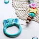 Holders for teats: Elephant. Baby pacifier. Little Fox Crafts (KurkovaAlena). Online shopping on My Livemaster.  Фото №2