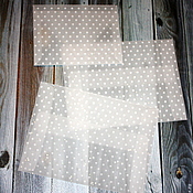 Сувениры и подарки handmade. Livemaster - original item Envelopes of tracing paper snow. Handmade.