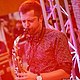 Галстук-бабочка на застежке "Don't stop the music". Галстуки. YOUR MOOD. Интернет-магазин Ярмарка Мастеров.  Фото №2