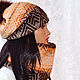 Komplekt 'Caramel' double winter hat Snood, Headwear Sets, Moscow,  Фото №1