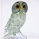 Interernaya figurita de vidrio de color polar Búho Daegmand. Figurines. In Glass. Ярмарка Мастеров.  Фото №6