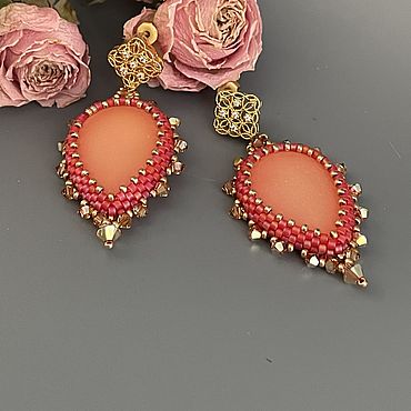 Украшения ручной работы. Ярмарка Мастеров - ручная работа Серьги Swarovski «Аннет». Handmade.