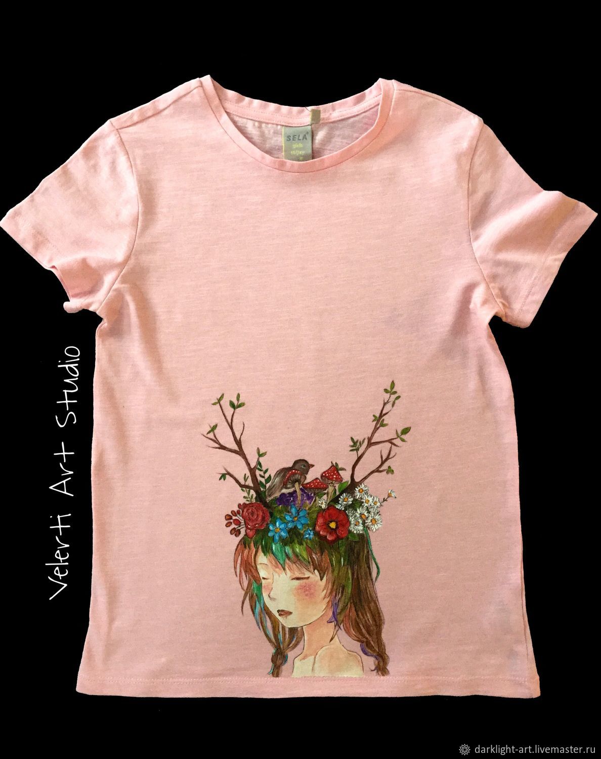 Футболка "Грейс" pink color – заказать на Ярмарке Мастеров – J6GL8RU ...