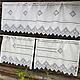 Linen curtains 2 pcs. with embroidery Ivanovo stitch No. №3. Curtains1. flax&lace. Online shopping on My Livemaster.  Фото №2